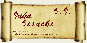 Vuka Višacki vizit kartica